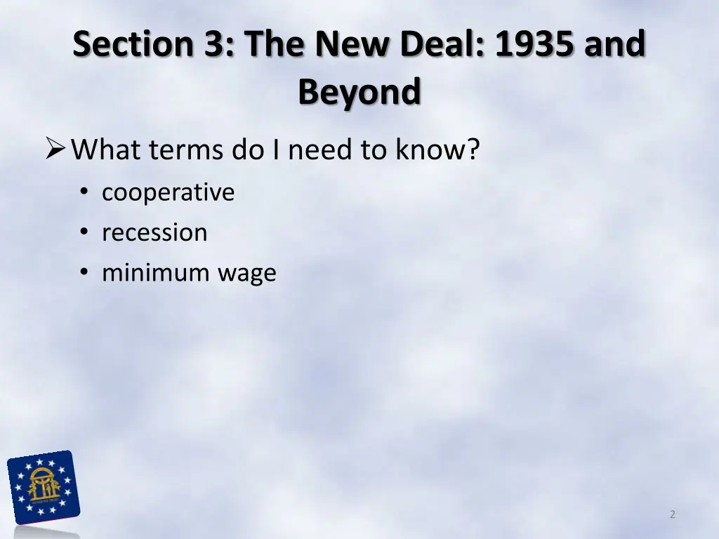 section 3 the new deal 1935 and beyond 1