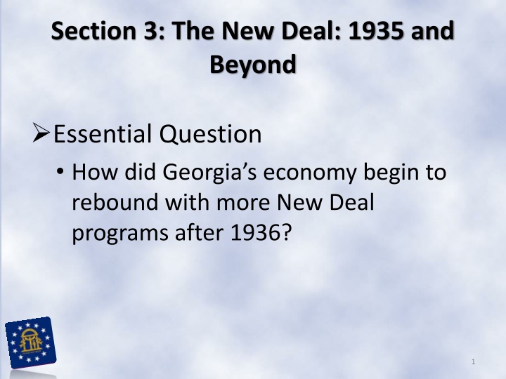section 3 the new deal 1935 and beyond