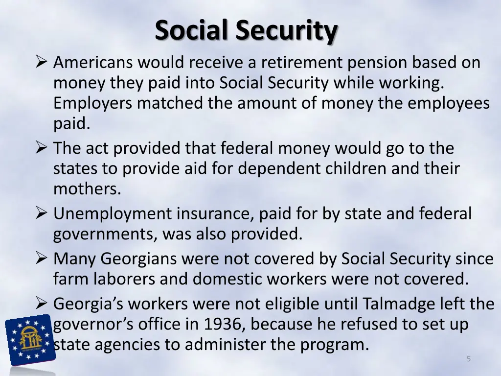 social security