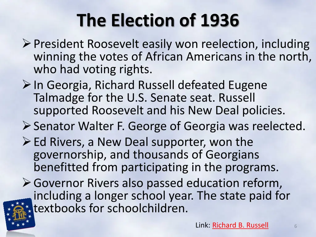 the election of 1936 president roosevelt easily