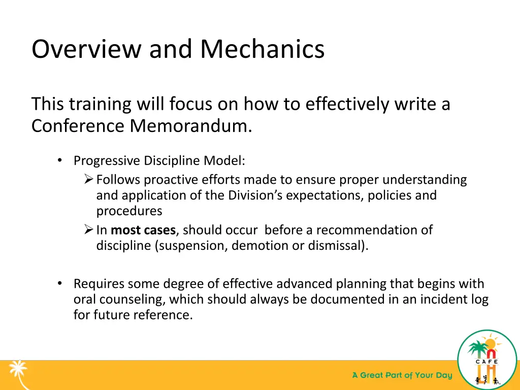 overview and mechanics