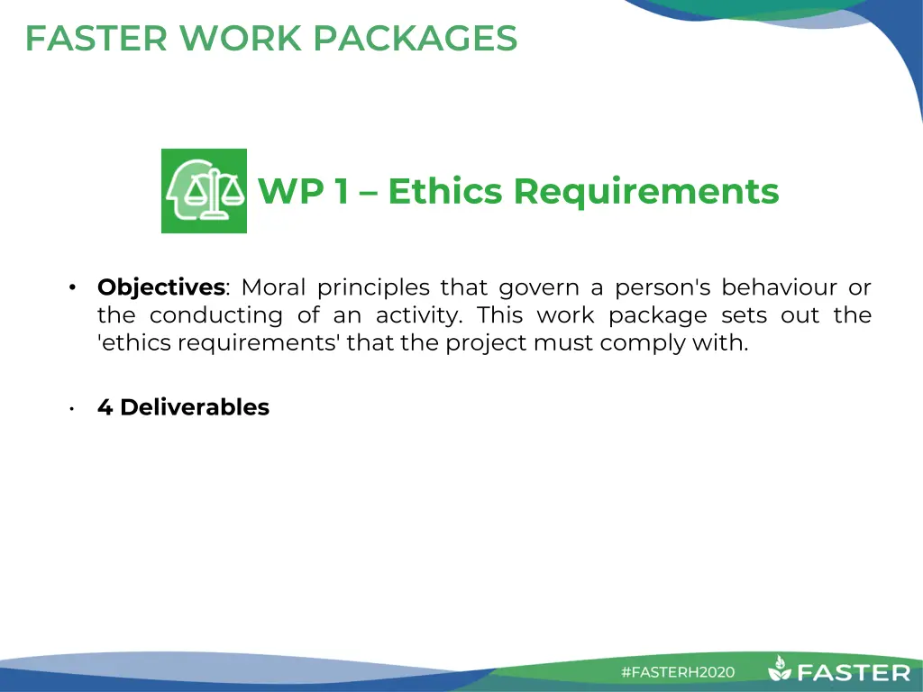 faster work packages 1