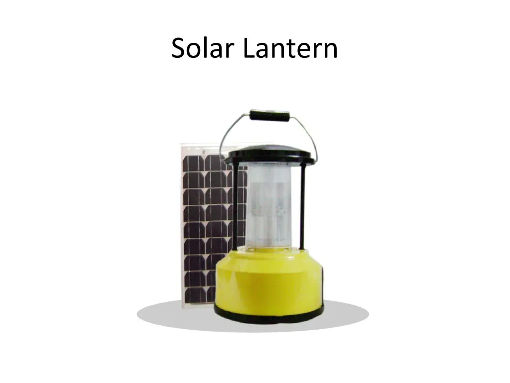 solar lantern