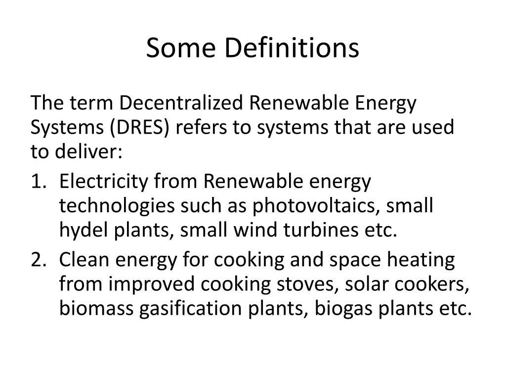 some definitions 1