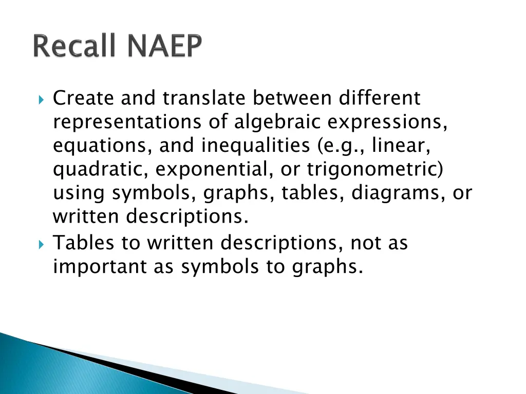 create and translate between different 1