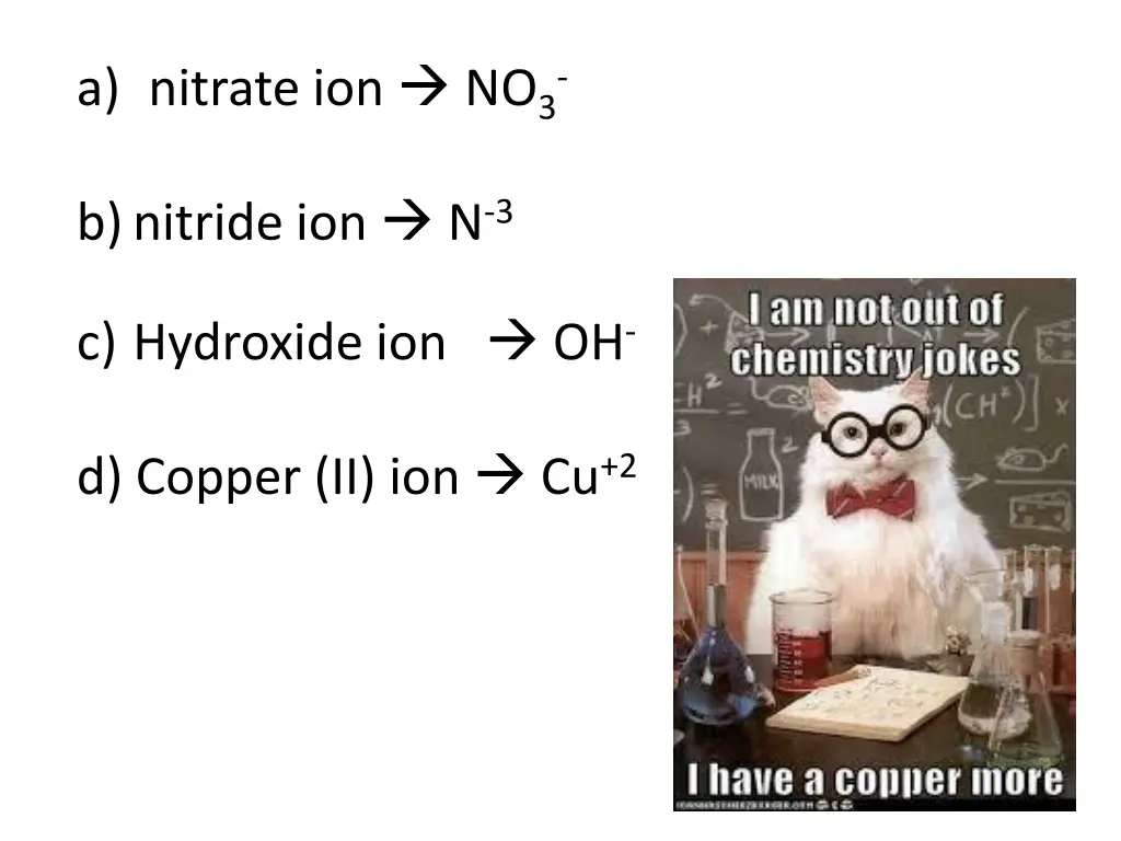 a nitrate ion no 3