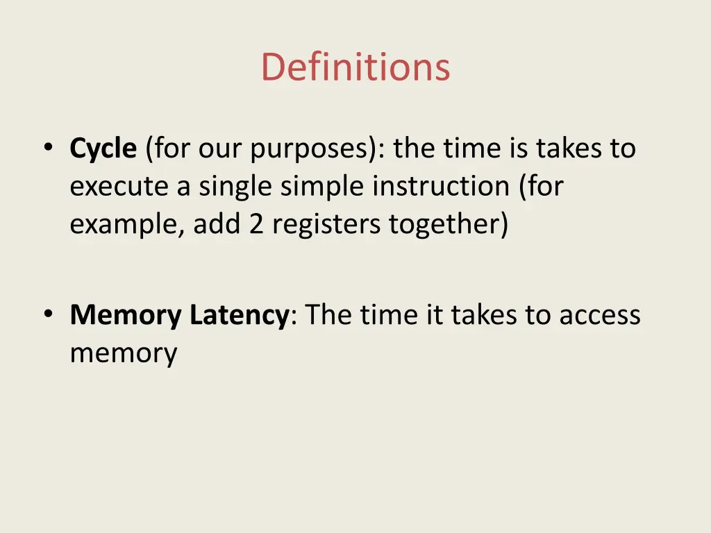 definitions