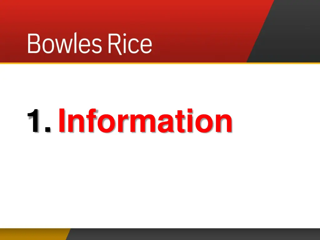1 information