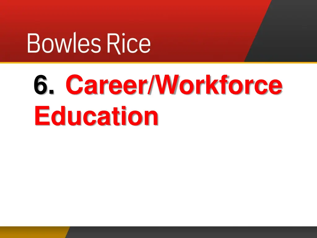 6 career workforce education