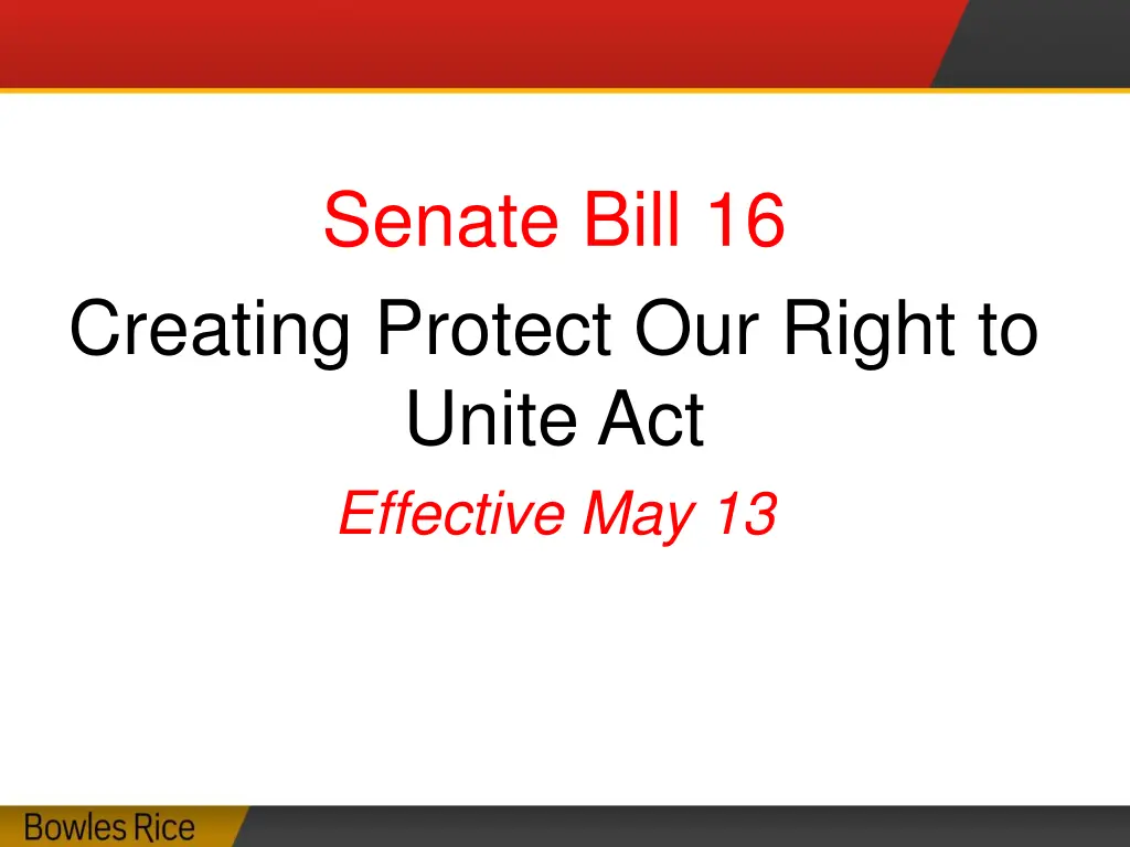 senate bill 16