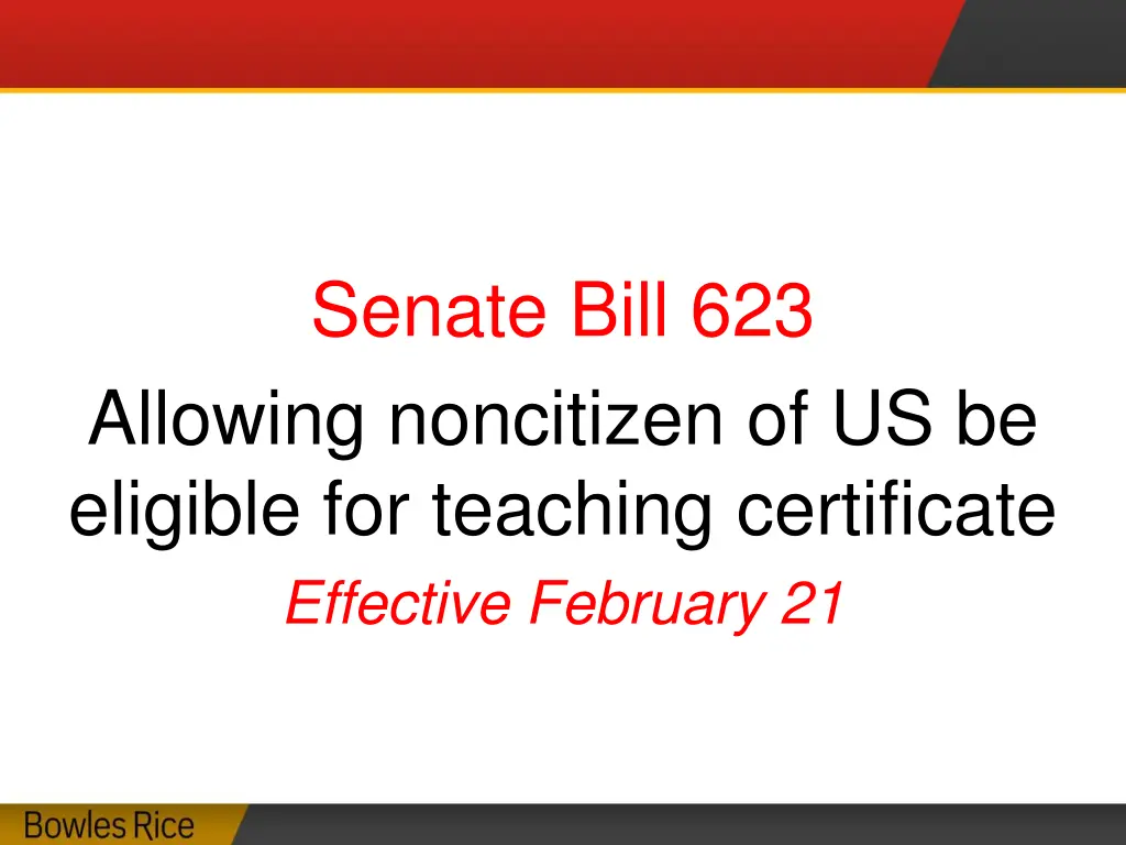 senate bill 623 allowing noncitizen