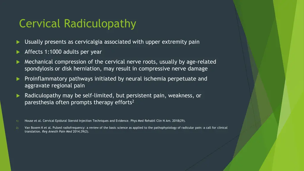 cervical radiculopathy