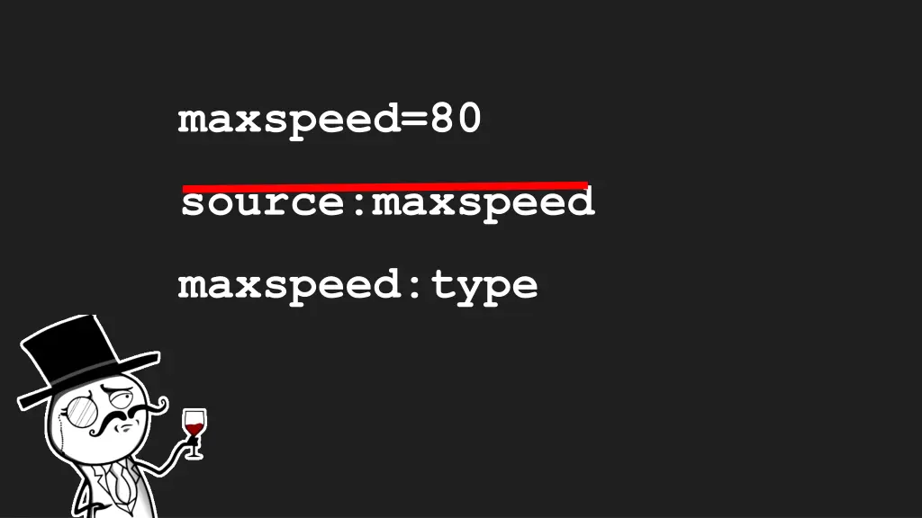 maxspeed 80 3