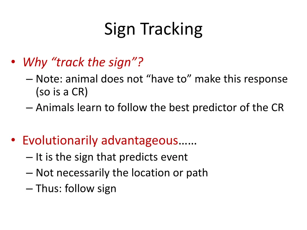 sign tracking 1