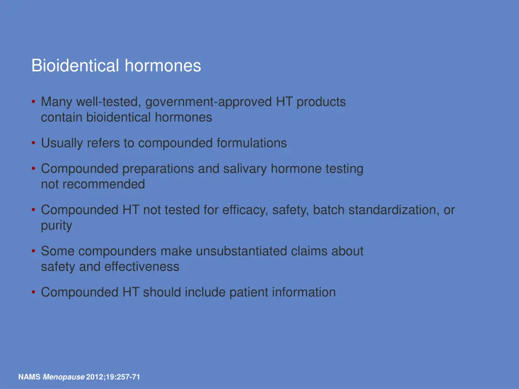bioidentical hormones