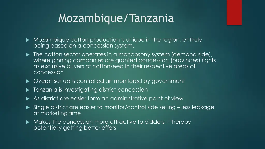 mozambique tanzania