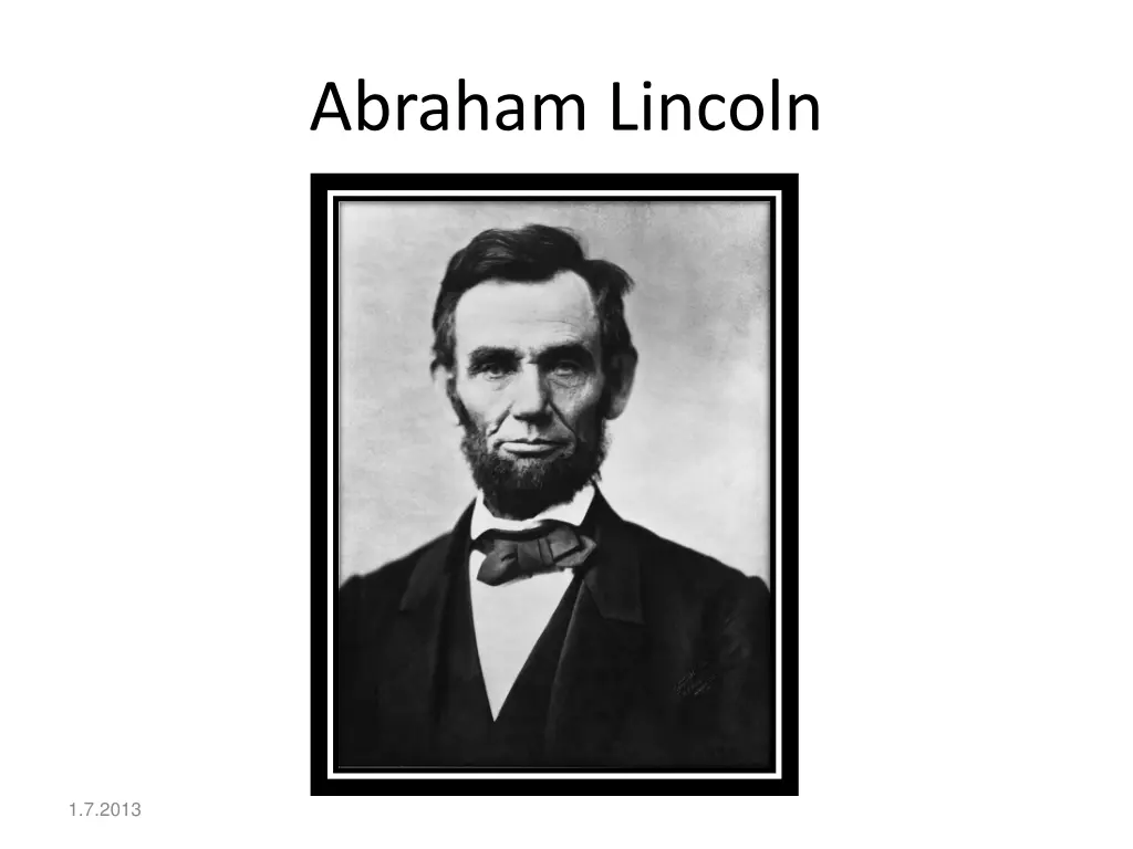 abraham lincoln