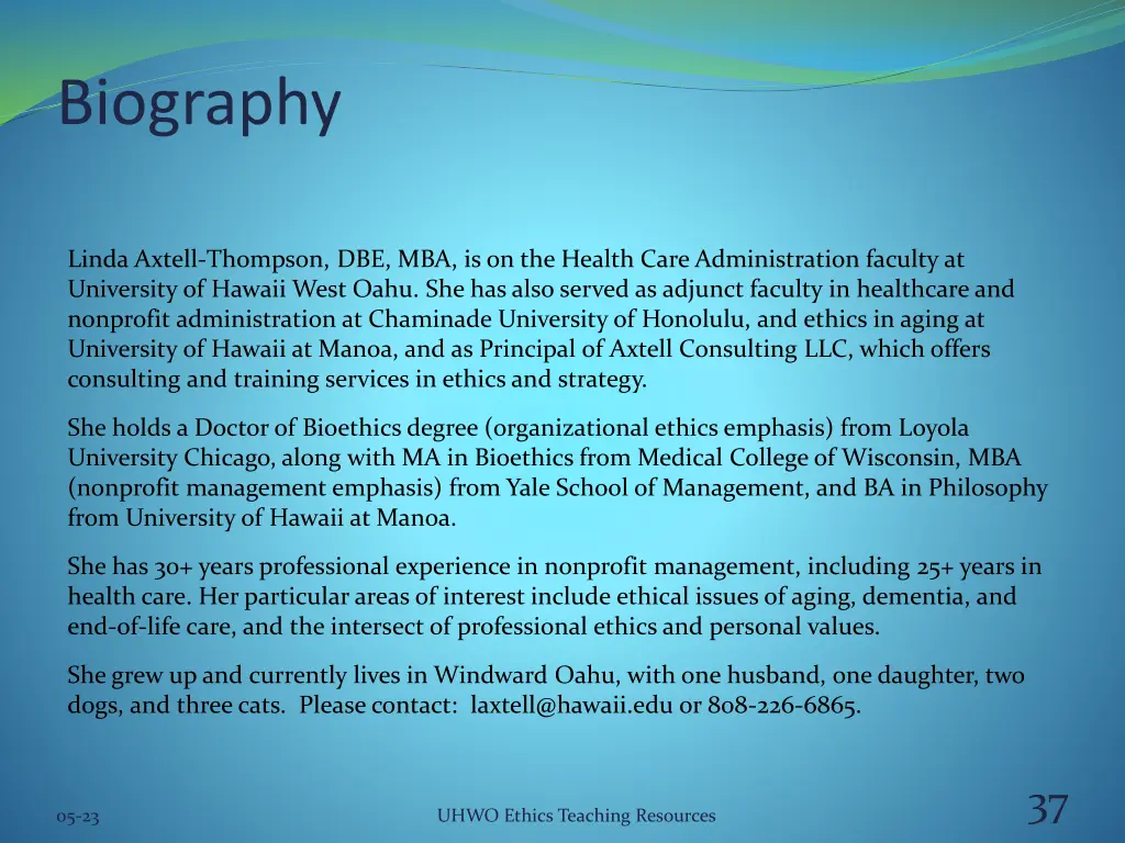 biography