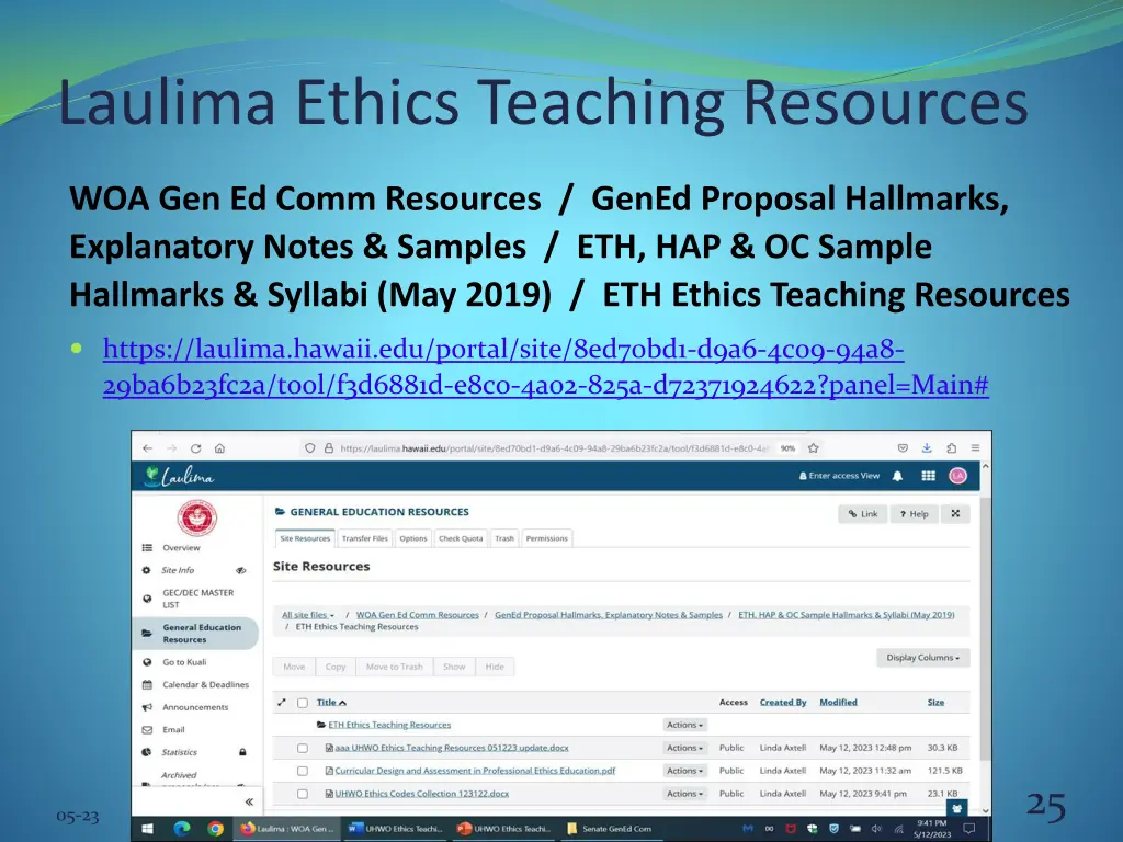 laulima ethics teaching resources