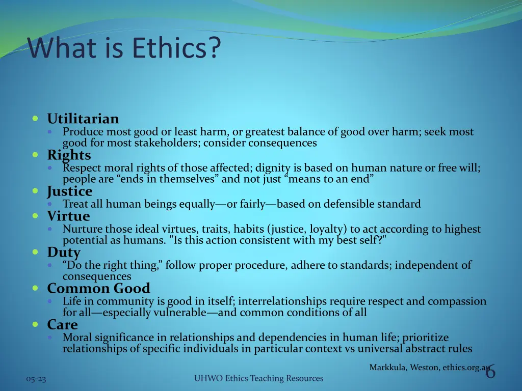what is ethics 1