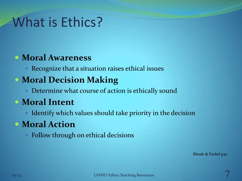 what is ethics 2