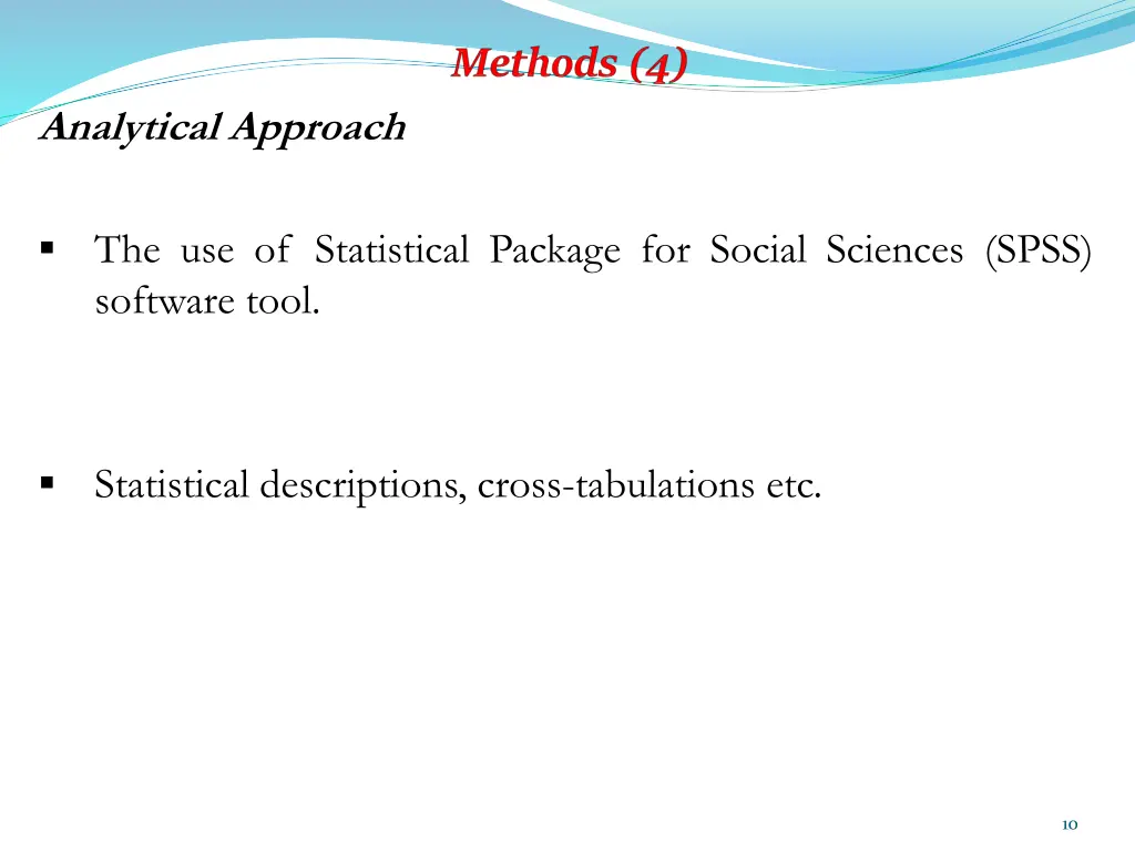 analytical approach
