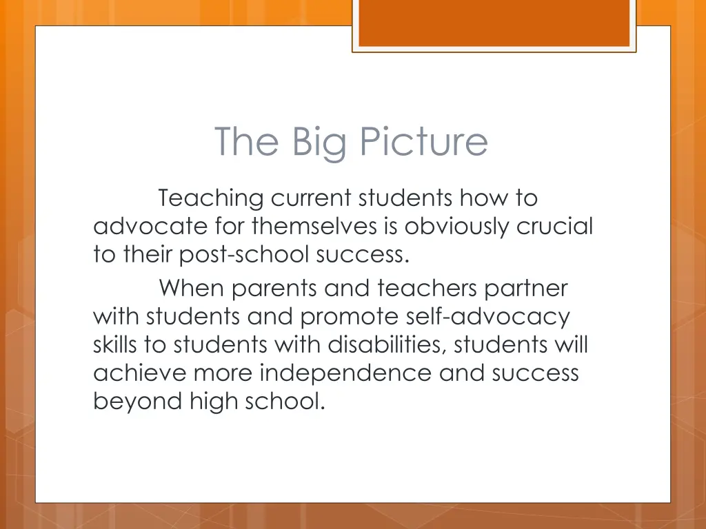 the big picture