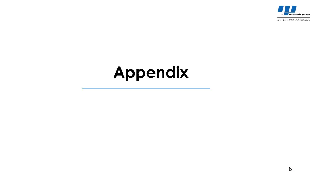 appendix