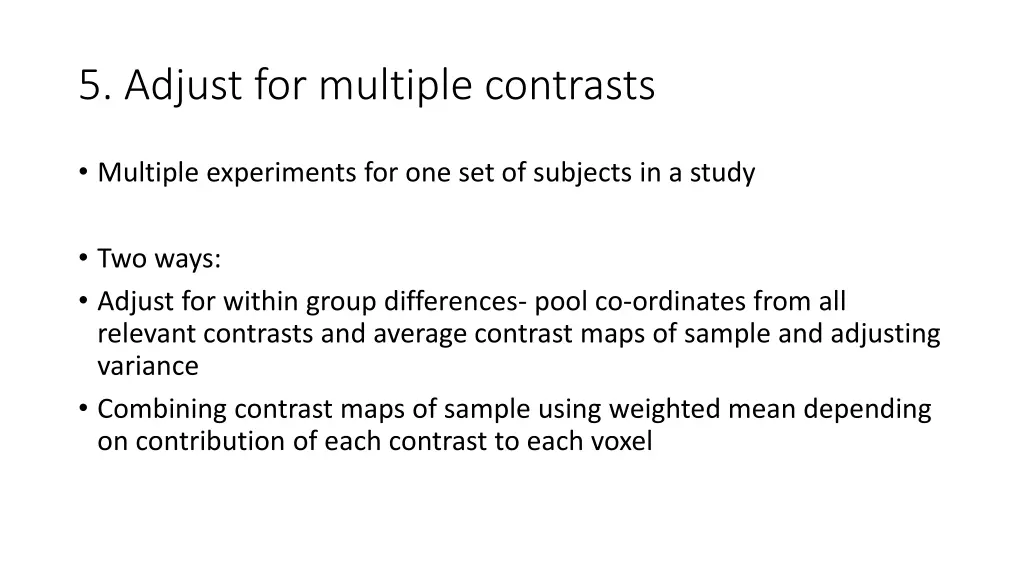 5 adjust for multiple contrasts