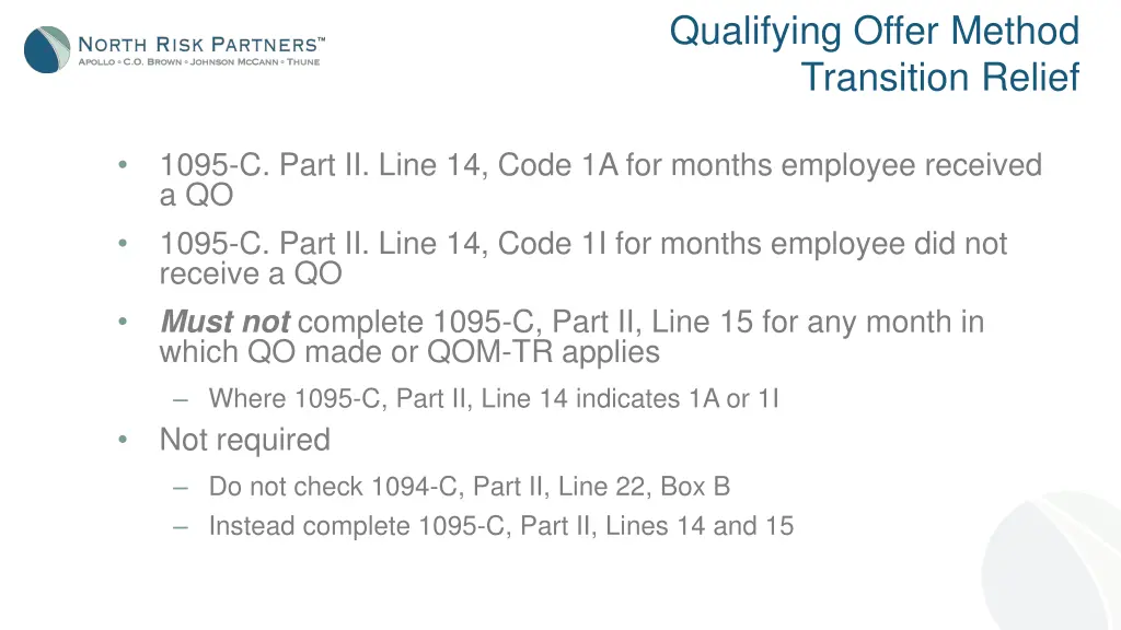 qualifying offer method transition relief 1