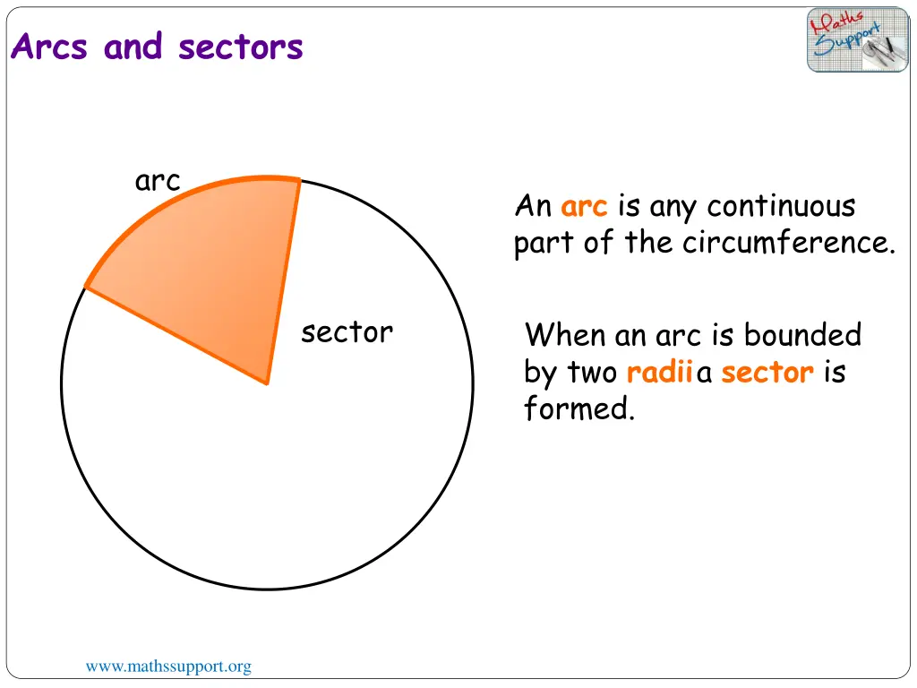 arcs and sectors