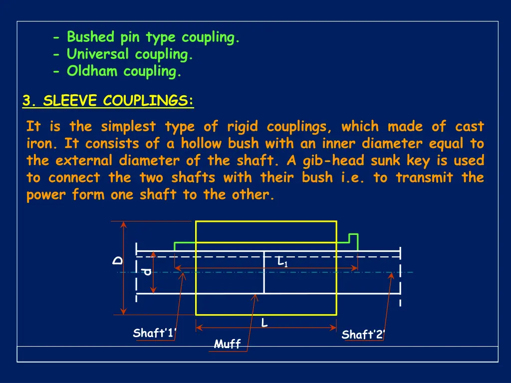bushed pin type coupling universal coupling