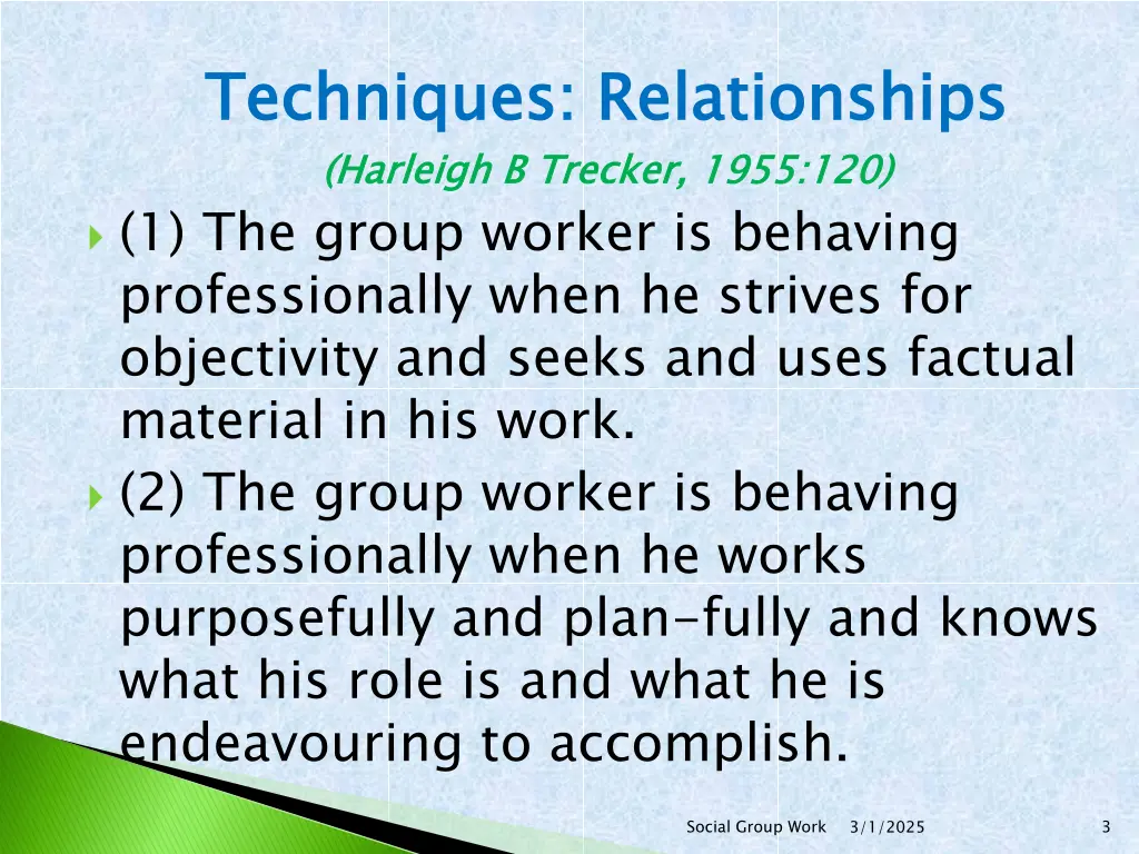 techniques relationships harleigh 1 the group