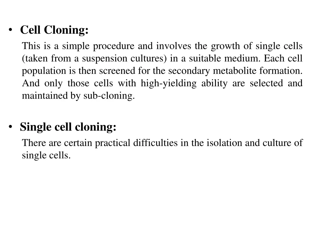 cell cloning this is a simple procedure