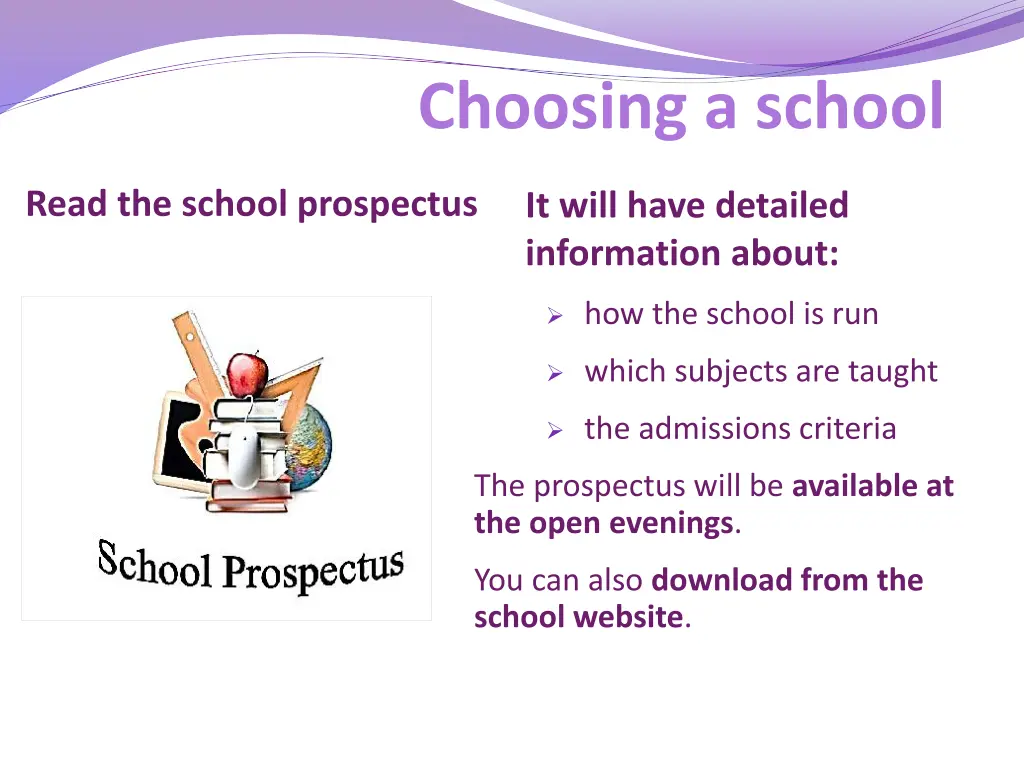 choosing a school 4