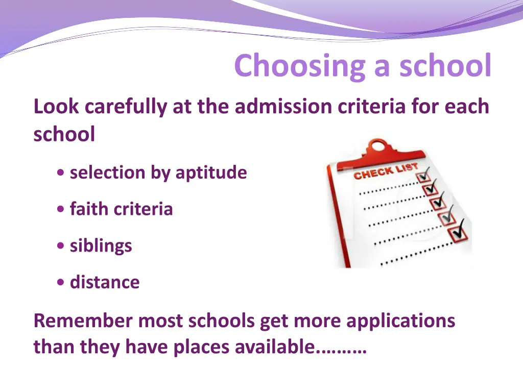 choosing a school 8