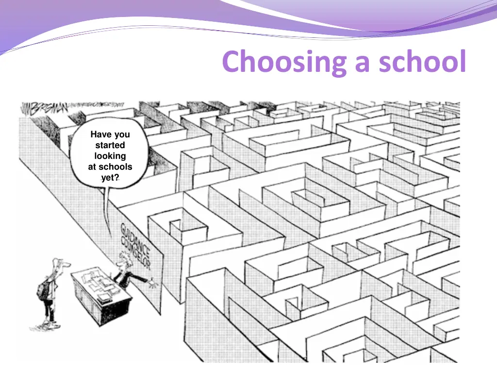choosing a school