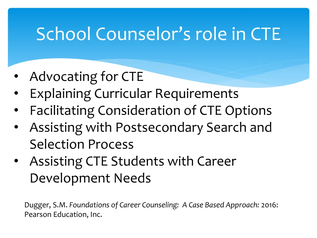 school counselor s role in cte