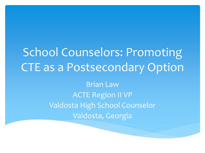 school counselors promoting