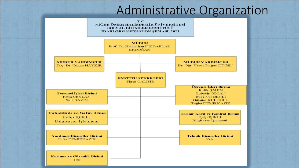 administrative organization