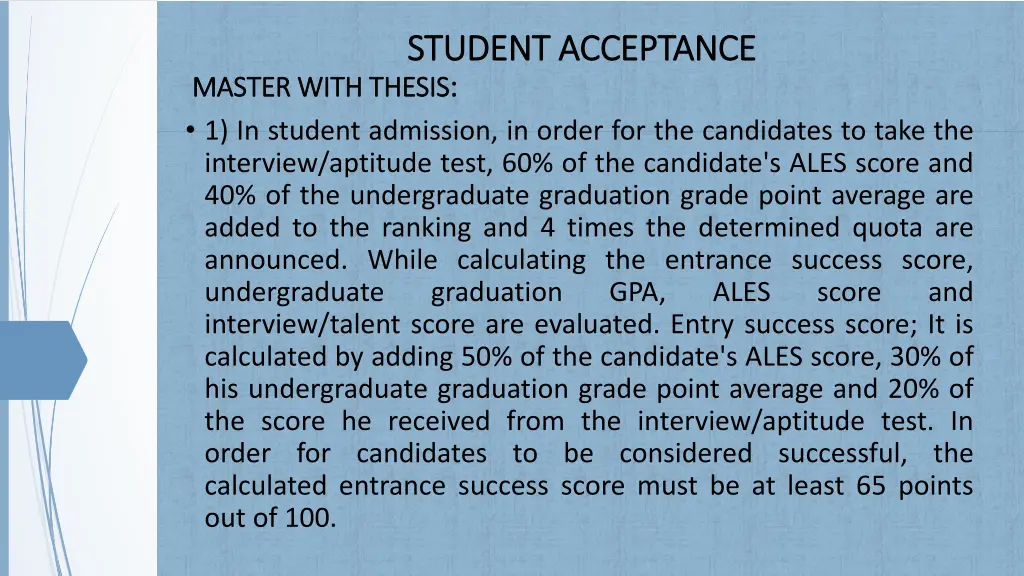 student acceptance student acceptance with thesis
