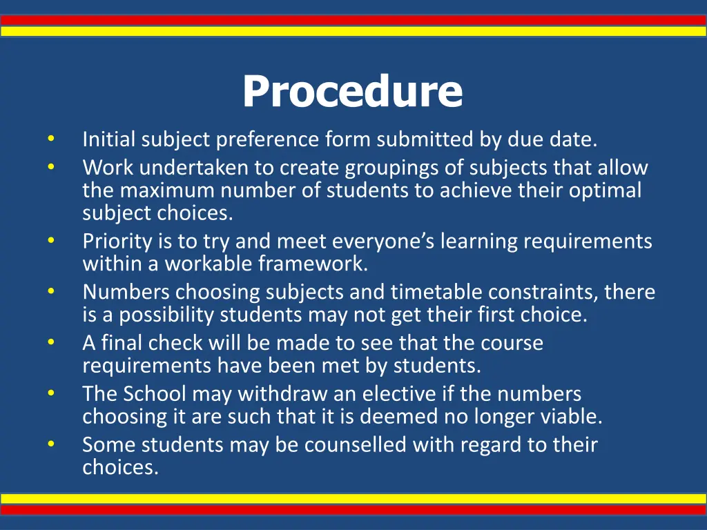 procedure