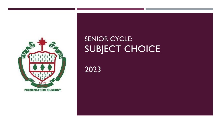 senior cycle subject choice