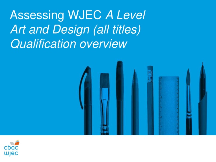 assessing wjec a level art and design all titles