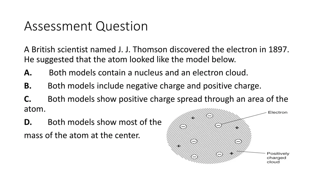 assessment question