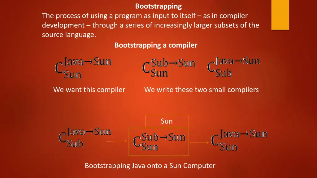 bootstrapping