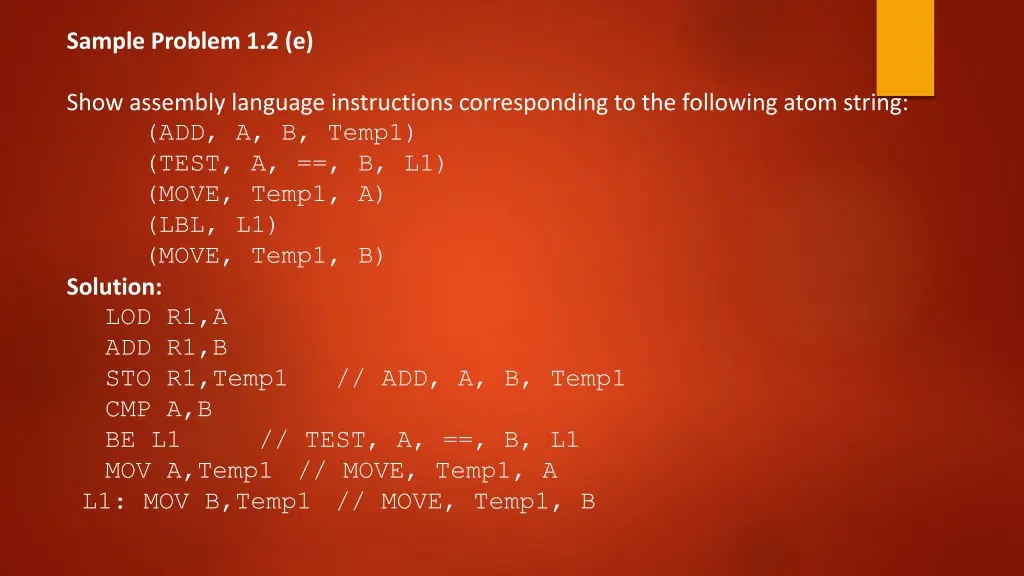 sample problem 1 2 e