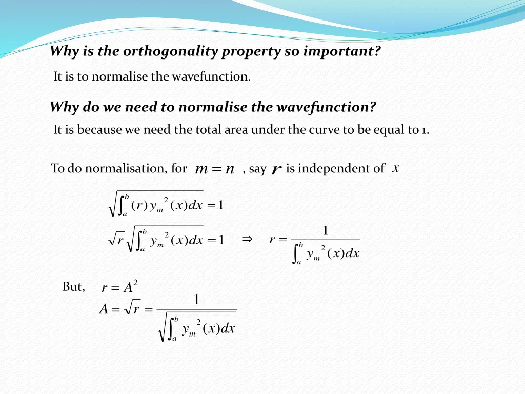 why is the orthogonality property so important