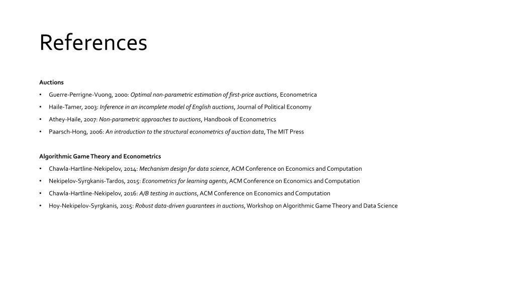 references