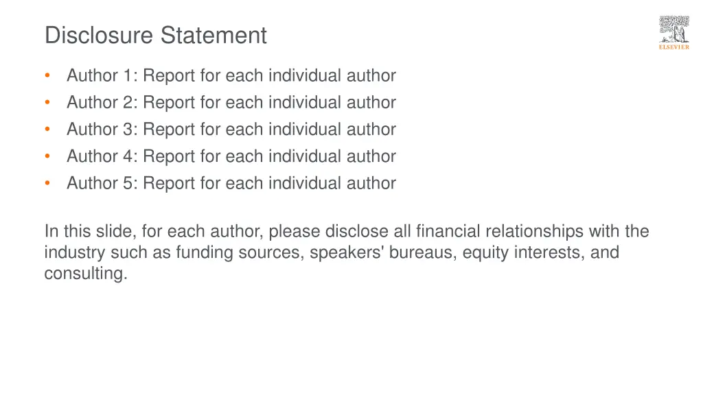 disclosure statement